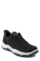 ロックポート メンズ シューズ スニーカー Rockport Rafferty Step Activated Sneaker Black ブラック
