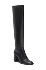 スチュアート ワイツマン レディース シューズ ブーツ・レインブーツ ヒール Stuart Weitzman Lucie Knee High Block Heel Boot Black ブラック