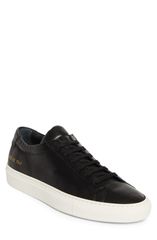 コモン・プロジェクツ メンズ シューズ スニーカー Common Projects Achilles Premium Sneaker Black White ホワイト