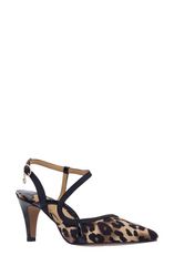 ジェイレニー レディース シューズ ヒール アンクル J Rene Aldonsankle Strapointed Toe Pump Brown Black ブラック