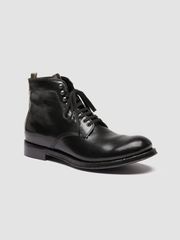 オフィチーネクリエイティブ メンズ シューズ ブーツ・レインブーツ レース Officine Creative Admiral 004 Black LaceUp Boot Black ブラック