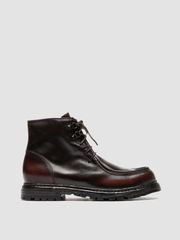 オフィチーネクリエイティブ メンズ シューズ ブーツ・レインブーツ レース レザー Officine Creative Volcov 010 Leather LaceUp Boots Burgundy