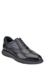 ケネスコール メンズ シューズ オックスフォード ウィングチップ Kenneth Cole New York Lendal Wingtip Oxford Black Charcoal ブラック