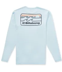 ビラボン メンズ トップス シャツ Billabong Runner Long Sleeve Swim TShirt Blue Heather ヘザー