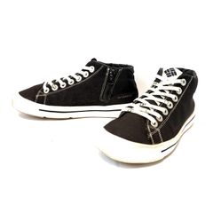 万能な全天候型シューズ！【Columbia】コロンビア 防水 スニーカー ホーソンレイン ミッド HAWTHORNE RAIN MID キャンバス ミドルカット スニーカー お洒落 アウトドア アクティブ ブラック レディース 23.0cm/M53999UU