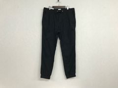 신품 미사용 本物エイチアンドエムH&Mコットンイージーチノワークパンツメンズサーフアメカジミリタリーストリートスケーターワークビジネススーツモードゴルフドレスバイカー黒ブラックM