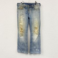 DIESEL　ディーゼル　フレアデニムパンツ/ジーンズ　ボタンフライ　インディゴ　W28サイズ　古着