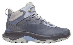 メレル レディース シューズ ブーツ・レインブーツ レザー Merrell Womenspeed Strike 2 Mid Leather Waterproof Hiking Boots Indigo