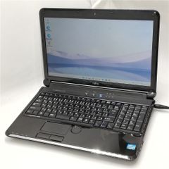 激安 Wi-Fi有 黒色 中古ノートパソコン 富士通 AH54/D ブラック Core