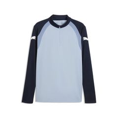 PUMA プーマ IndiviFINAL 1/4 Zip Top サッカー ウェア トレーニングシャツ 661215、 10 SeaIllusion