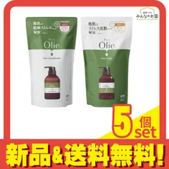 PAX Olie パックスオリー ヘアコンディショナー 詰め替え用 400mL (&ヘアソープ スパイシートワイライトの香り 詰め替え用 400mL) 5個セット まとめ売り