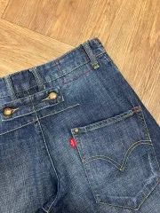 N332 リーバイス エンジニアドジーンズ シンチバック デニムパンツ