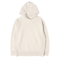 상태좋음 Ron Herman ロンハーマン パーカー アイボリー S 20AW ダメージ加工 スウェット パーカー Damaged hoodie 3120900149 日本製 トップス フーディー プルオーバー メンズ 중고