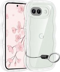 新商品 可愛い クリア スマホカバー 手にフィット ソフトTPUカバー デザイン 波状エッジ スマホケースウェーブ 用滑り止め ソフトシェル ピクセル11 ケース ケース グーグル 人気 耐衝撃 落下防止 うねうね かわいい 全面保護 11 ストラップホール付