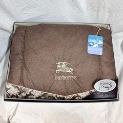 バーバリー羽毛掛け布団 942 Burberrys バーバリー 羽毛掛け布団 未使用保管品 シングル 西川