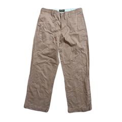 eddie bauer エディーバウアー チノパン パンツ ベージュ W33×L30 古着 ジンバブエ製 고장·부품용 품목