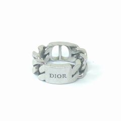 DIOR ディオール CD Icon チェーンリンク リング シルバー925 XS 約15号