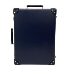 GLOBE TROTTER(グローブトロッター) キャリーバッグ - ネイビー レザー