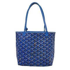 GOYARD(ゴヤール) トートバッグ サンルイジュニア ブルー レザー