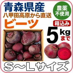 【期間限定】【青森県　南八甲田高原産⛰️】　甘いビーツ 5kg以下 農薬不使用