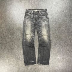 00s Levi's リーバイス 502 グレーデニム ジーンズ ジーパン ストレート USED ヴィンテージ加工 メンズ W33 08502-0017