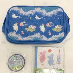 무민 퀼팅 파우치 타이토 쿠지 무민 Anniversary Year F상 다이컷 메모장 무민 & 스노크의 아저씨 MOOMIN 무민 짠 매력 컬렉션 3점 세트 무민 스노크의 아저씨 리틀 미이