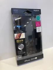 iPhone XS Max 薄型PUレザーフラップケース「PRIME」 ブラック mst-28707【B】