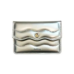 【シルバー】【離島沖縄配送不可】iFace Bebling Magsynq Card Wallet アイフェイス カードケース カードポケット カードウォレット magsafe キルティング メタルリングステッカー タッチ決済 並行輸入正規品 カード入れ