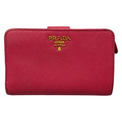 PRADA(プラダ) 2つ折り財布 - 1ML225 ピンク レザー
