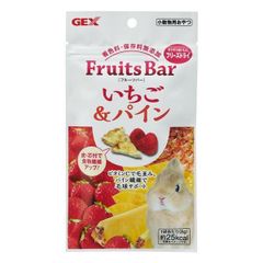 （まとめ）フルーツバー いちご＆パイン 8g ハムスターフード 〔×5セット〕