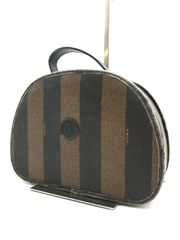 Fendi フェンディ ポーチ ワンハンドル ぺカン PVC×レザー 1893