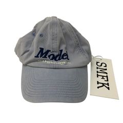 SMFK キャップ デニム ブルー サイズF