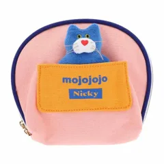 公式グッズ【ポーチ】mojojojo ぬいぐるみバッジ付きポーチ Nicky