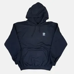 FIRSTRUST EYECON HOODED SWEATSHIRT ファーストトラスト ロゴプリント フーディー パーカー ブラック　【10043】