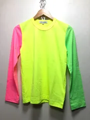 030131 COMME des GARCONS AD2022 マルチカラー 長袖 カットソー M OI-T002 ロンT レディース コムデギャルソン