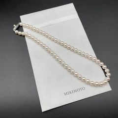 アコヤ真珠 真珠科学研究所鑑別書 約7mm-7.5mm ネックレス Silver アコヤ真珠 真珠科学研究所 鑑別書 約7mm-7.5mm ネックレス Silver