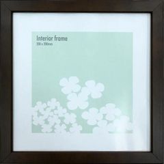 【20x20cm】BICOSYA | インテリアフレーム | 木製額縁 | 20x20cmサイズ (brown) Interior Frame ブラウン ギフト 誕生日プレゼント フレーム インテリア お誕生日 ポスターフレーム 正方形 雑貨 おしゃれ フレ