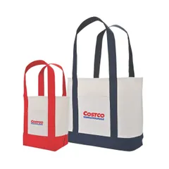COSTCO WHOLESALE コストコ キャンバス トートバッグ 大小セット 2個セット 鞄　バック　エコバック　送料無料