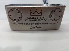 タイトリスト　SC ｽﾀｼﾞｵｾﾚｸﾄ ｽｸｴｱﾊﾞｯｸ　パター　中古　ゴルフドゥ！松前R56店【最短即日発送】