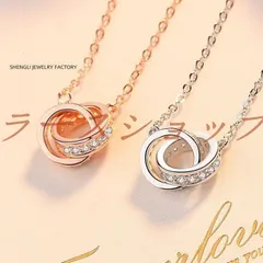 ネックレス レディース ジルコニア 金属アレルギー対応 ペンダント シルバー925 アクセサリー 誕生日 記念日 プレゼント 母の日