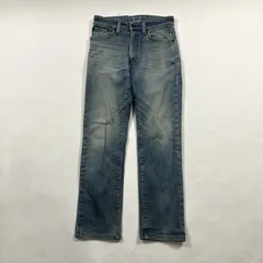 ★ EDWIN エドウィン デニムパンツ ジーンズ ジーパン ボトムス ストレート コットン 日本製 ブルー W30 メンズ