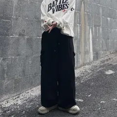 カーゴパンツ 作業着 ワイド ダンスパンツ ワークパンツ カジュアルパンツ メンズ ボトムス ロング ゆったり