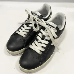 ★ Diadora ディアドラ スニーカー GAME ローカット 172526-C1092 ブラック/ホワイト 24.5cm メンズ レディース 現状品