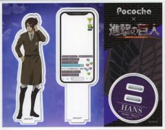 【中古】アクリルスタンド・アクリルパネル ハンジ・ゾエ Pococha配信フレーム付き!オリジナルアクリルスタンド 「Pococha×進撃の巨人」 ポコチャ進撃のプレゼントキャンペーン 当選品