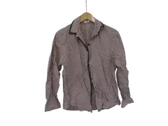 w03260901146　Talbots　8　赤×白　Lサイズ程度　トップス　長袖シャツ　通年