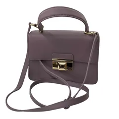186005 現状品 Furla フルラ 2WAY ハンドバッグ ショルダーバッグ パープル系