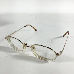 ★ アディダス adidas メガネ 眼鏡 フルリム オーバル ラウンド 丸眼鏡 金 ゴールド デミ べっ甲柄 AD3033  現状品