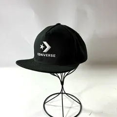 ★  CONVERSE コンバース キャップ フラットバイザー ピンツバ ブラック メンズ レディース 現状品