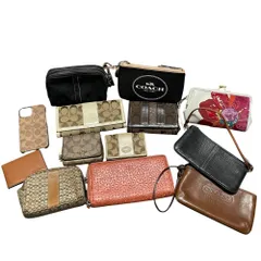 COACH コーチ 財布＆小物まとめ 二つ折り財布 長財布 カードケース ポーチ など 13点 まとめて【ジャンク】kyKK23499RO