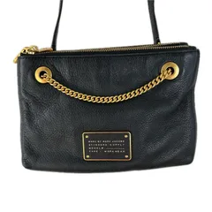 MARC BY MARC JACOBS マークバイマークジェイコブス チェーンデザインショルダーバッグ/ブラック